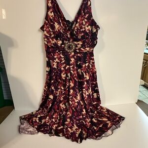 Elegant Floral Women's Dress